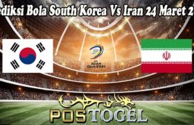 Prediksi Bola South Korea Vs Iran 24 Maret 2022