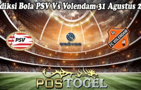 Prediksi Bola PSV Vs Volendam 31 Agustus 2022