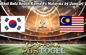 Prediksi Bola South Korea Vs Malaysia 25 Januari 2024