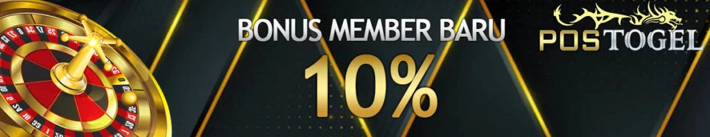 bonus new member 10% togel online