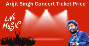arijit singh concert ticket price