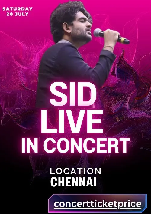 Sid Sriram concert Chennai